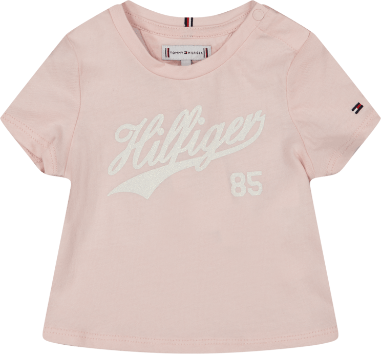 Tommy Hilfiger Tommy Hilfiger Baby Meisjes T-Shirt Licht Roze Roze