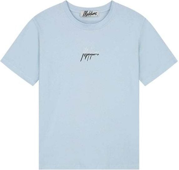 Malelions Malelions Women Kiki T-Shirt - Ice Blue/Smoke Grey Blauw