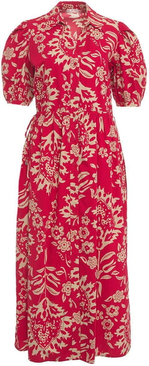 Liu Jo Maxi dress with floral print Rood