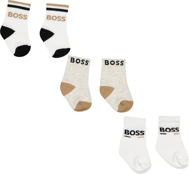 Hugo Boss Boss Baby Jongens Sokje Wit Wit