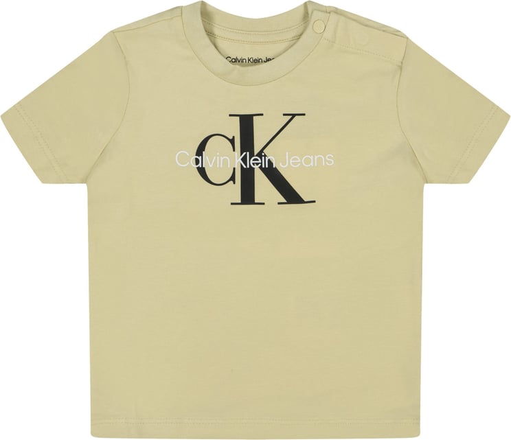 Calvin Klein Calvin Klein Baby Unisex T-shirt Licht Beige Beige
