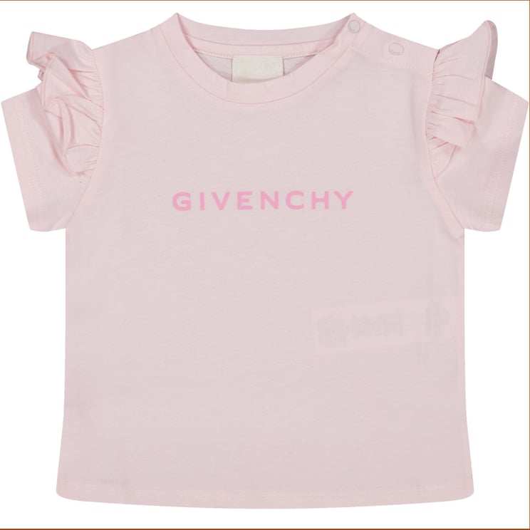 Givenchy Givenchy Baby Meisjes T-Shirt Licht Roze Roze