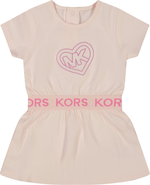 Michael Kors Michael Kors Baby Meisjes Jurkje Licht Roze Roze