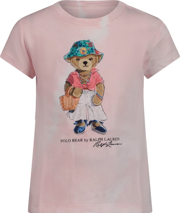 Ralph Lauren Ralph Lauren Kinder Meisjes T-Shirt Roze Roze