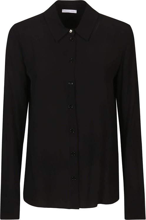 Patrizia Pepe Long Sleeve Shirt Black Zwart