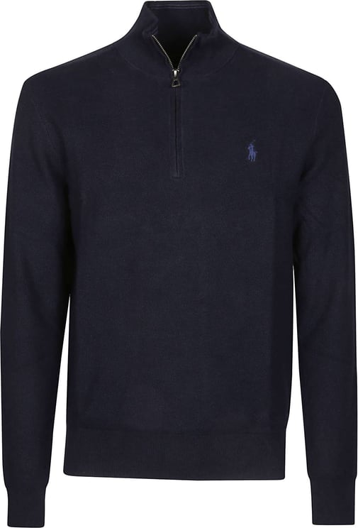 Ralph Lauren Half-zip Sweater Blue Blauw