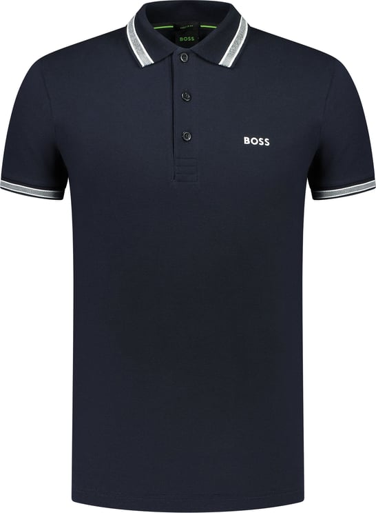Hugo Boss Boss Polo Blauw Blauw