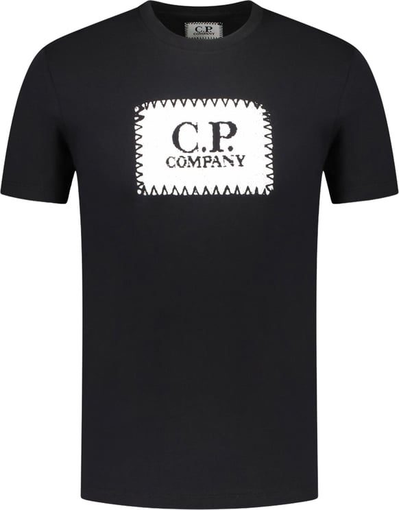 CP Company Printed T-Shirt Zwart