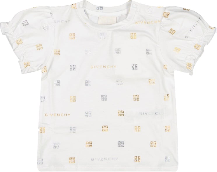 Givenchy Givenchy Baby Meisjes T-Shirt Wit Wit
