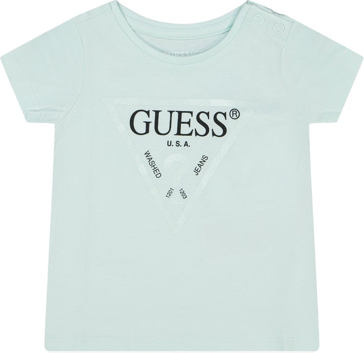 Guess Guess Baby Meisjes T-Shirt Mint Groen