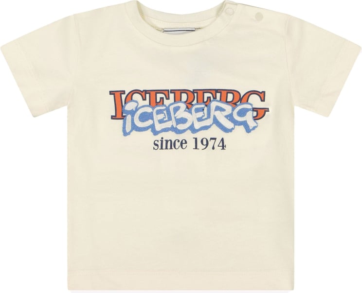 Iceberg Iceberg Baby Jongens T-shirt Licht Beige Beige