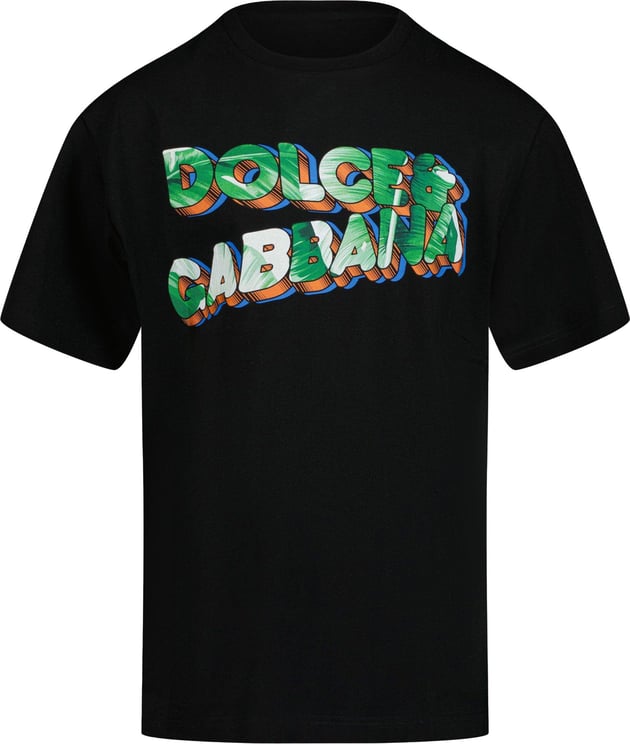 Dolce & Gabbana Dolce & Gabbana Kinder T-Shirt Zwart Zwart