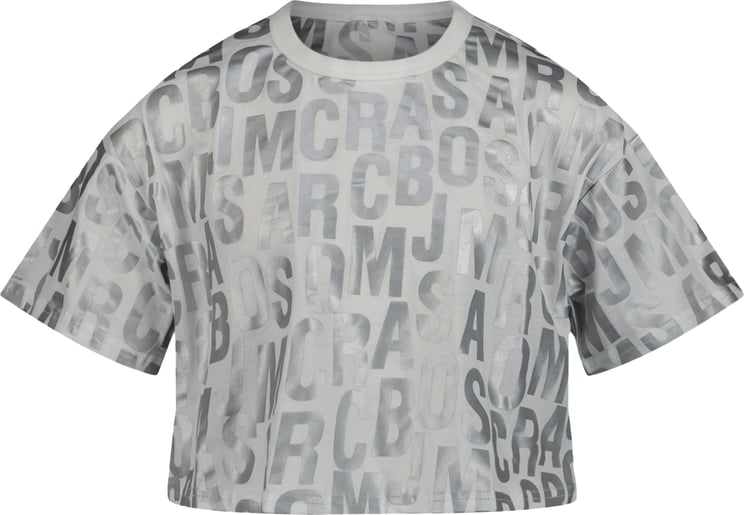 Marc Jacobs Marc Jacobs Kinder T-Shirt Zilver Metallic