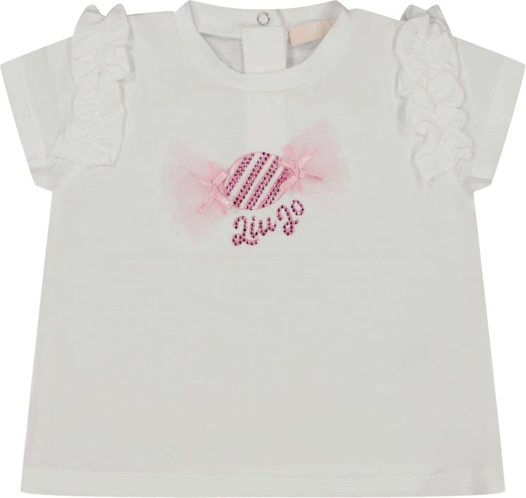 Liu Jo Liu Jo Baby T-Shirt Wit Wit