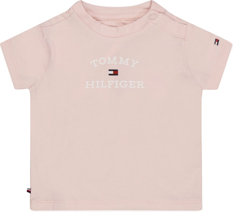 Tommy Hilfiger Tommy Hilfiger Baby Meisjes T-shirt Licht Roze Roze