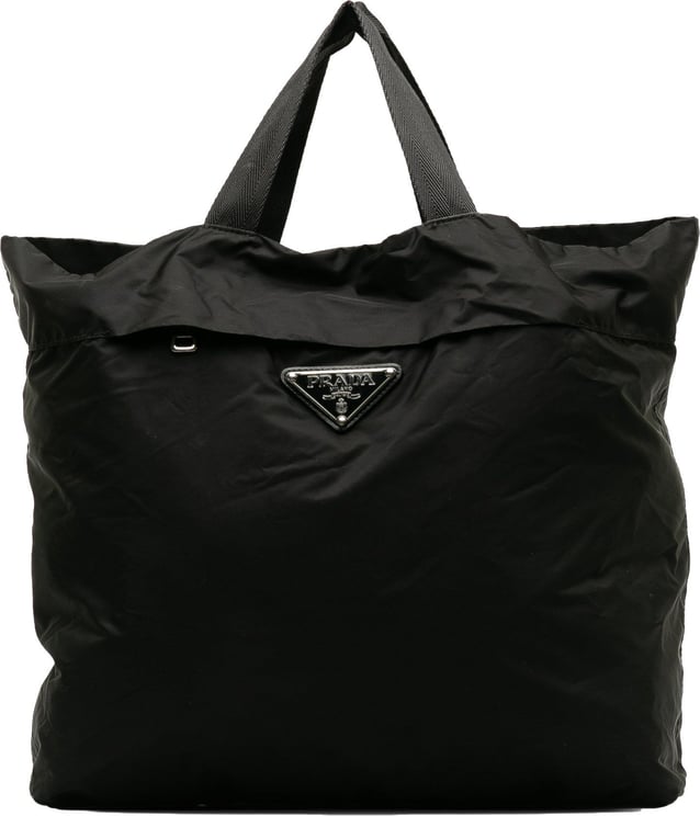 Prada Tessuto Tote Bag Zwart