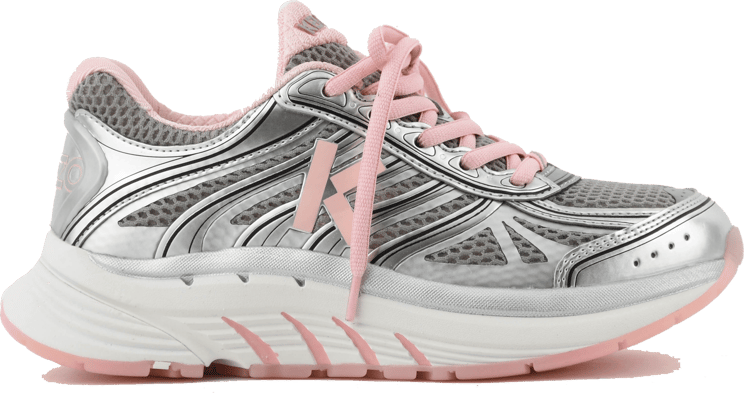 Kenzo Pace Trainer Pink/silver Zilver