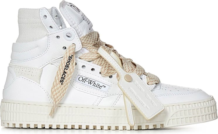 OFF-WHITE Leather 3.0 Sneakers Wit