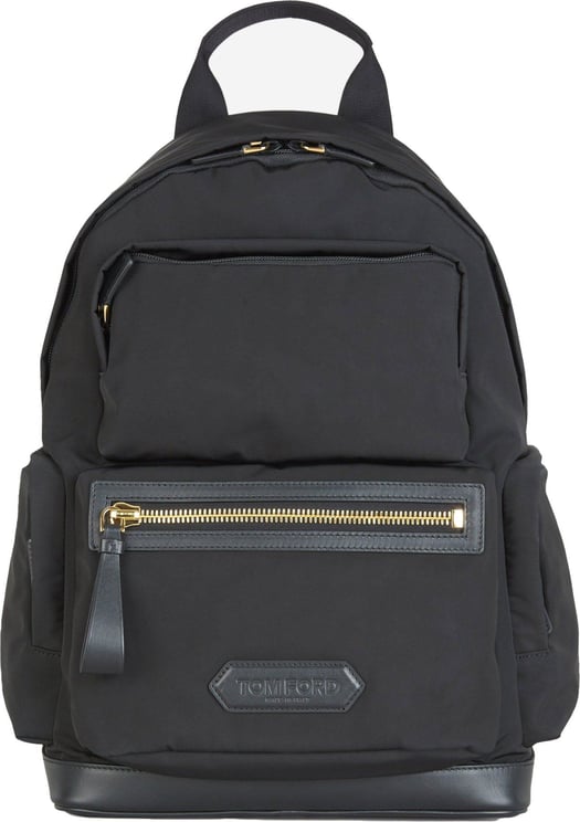 Tom Ford Pockets Nylon Backpack Zwart
