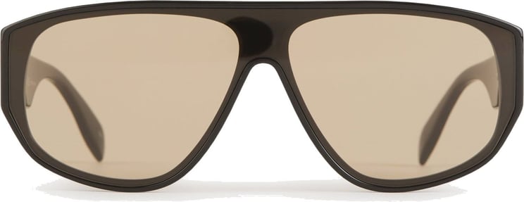 Alexander McQueen Graffiti Logo Sunglasses Zwart