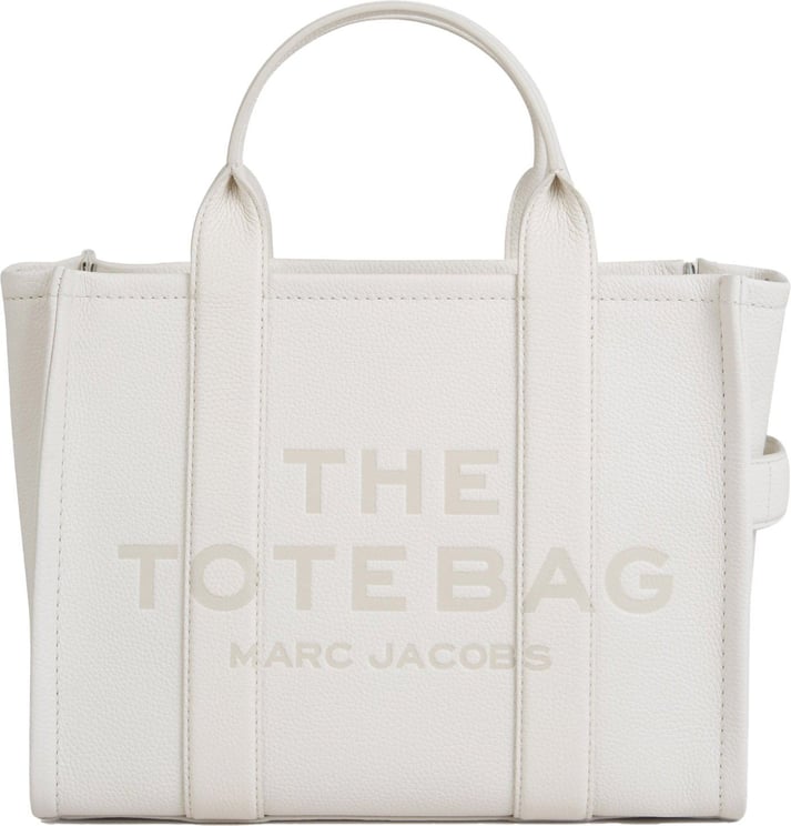 Marc Jacobs M Leather Tote Bag Wit