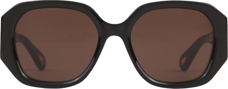 Chloé Oval Sunglasses Zwart