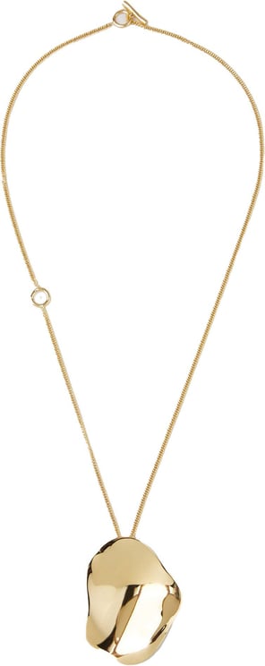 Jil Sander Golden Chain Necklace Goud