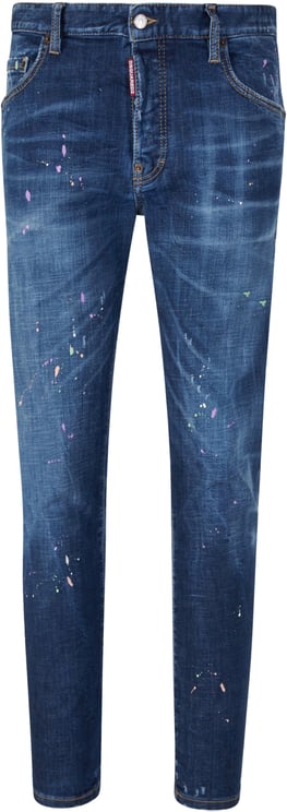 Dsquared2 Slim Fit Jeans Blauw