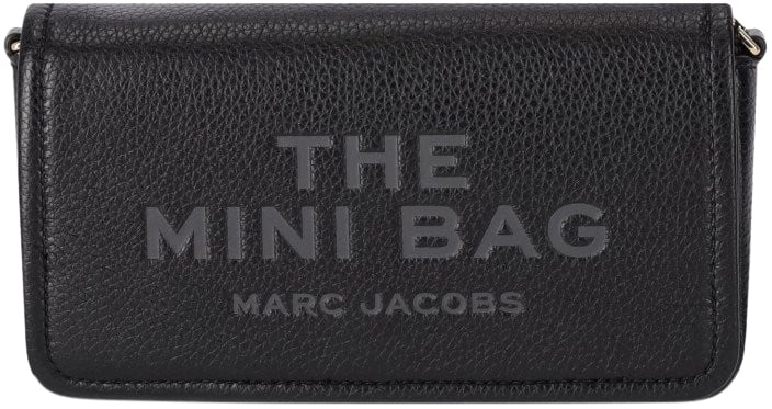 Marc Jacobs The Leather Mini Black Bag Black Zwart