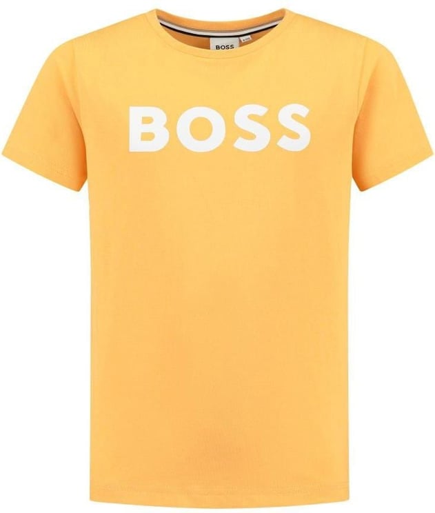 Hugo Boss T-shirt Korte Mouwen Oranje