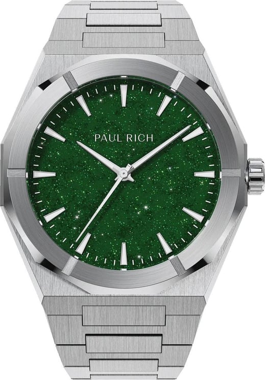 Paul Rich Star Dust II Silver Green SD206 horloge Groen