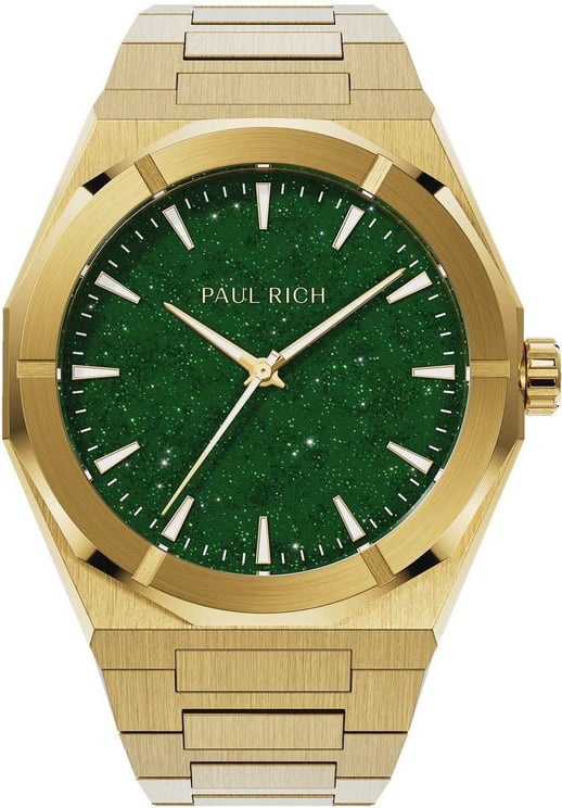 Paul Rich Star Dust II Gold Green SD208 horloge Groen