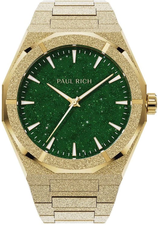 Paul Rich Frosted Star Dust II Gold Green FRSD208 horloge Groen