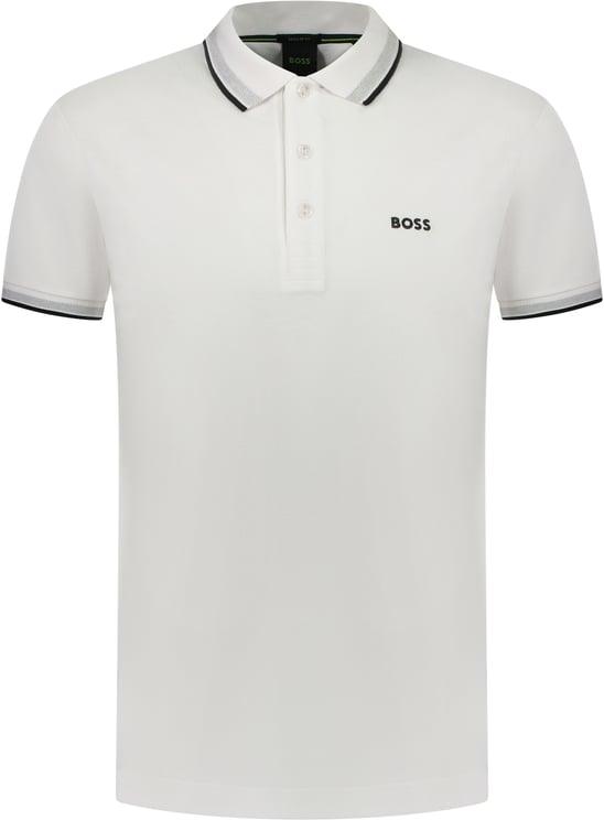 Hugo Boss Boss Polo Wit Wit