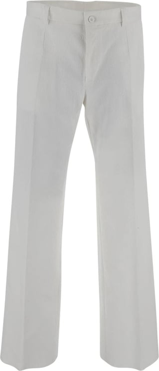 Dolce & Gabbana Cotton Trousers Wit