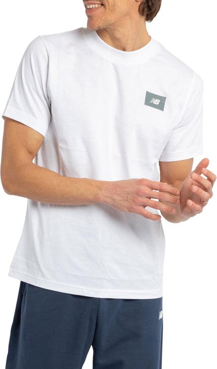New Balance New Balance T-shirts and Polos White Wit