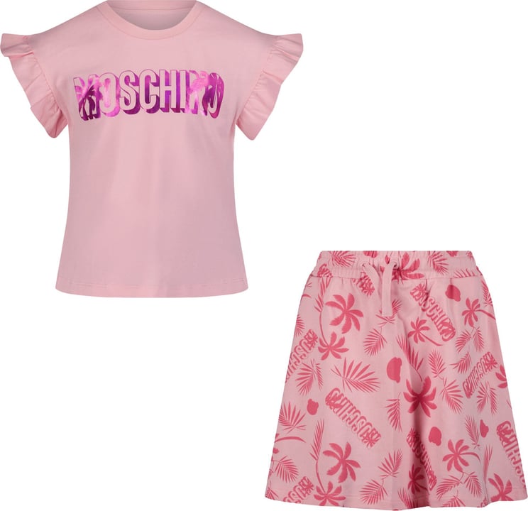 Moschino Moschino Kinder Meisjes Setje Roze Roze