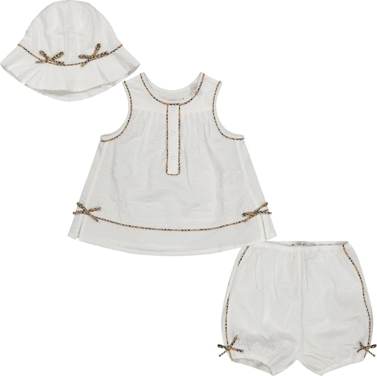 Burberry n7 carianne set white Wit