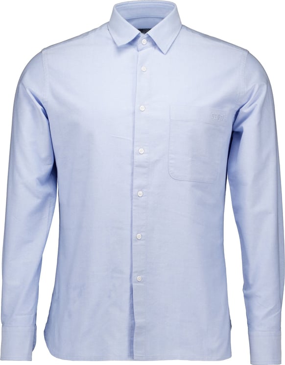 Genti Bruce Fashion Lange Mouw Overhemden Lichtblauw S9261-1136 Blauw