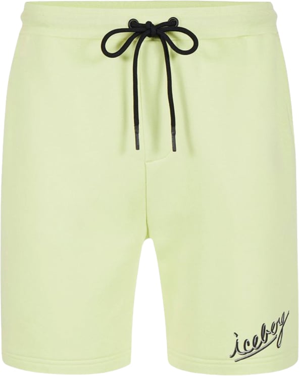 Iceberg Iceberg Broek Lime Katoen maat XL shorts lime Divers