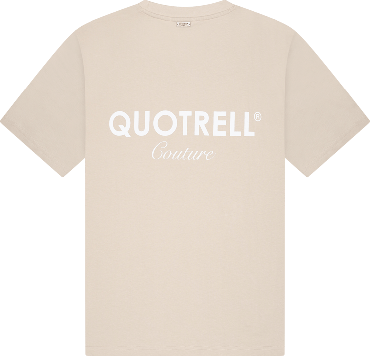 Quotrell Quotrell Couture - Sarasota T-shirt | Beige/off White Beige