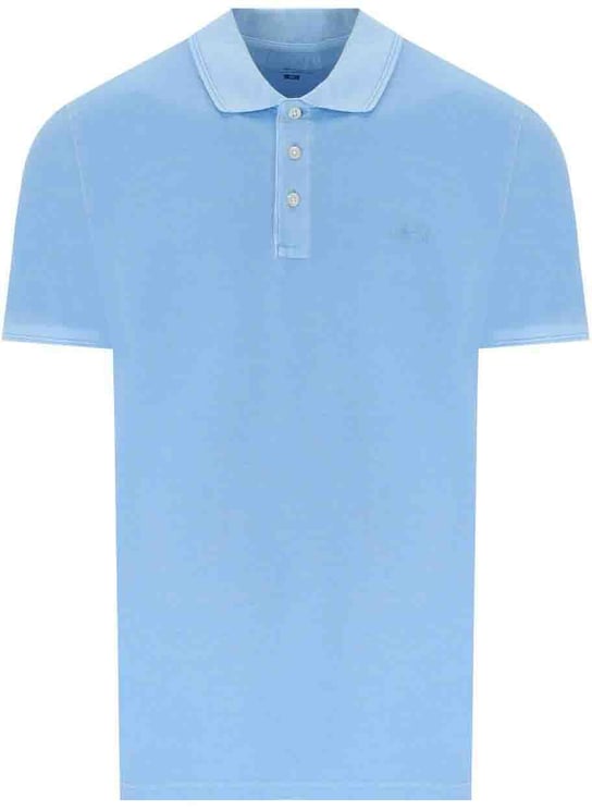 Woolrich Mackinack Light Blue Polo Shirt Blue Blauw