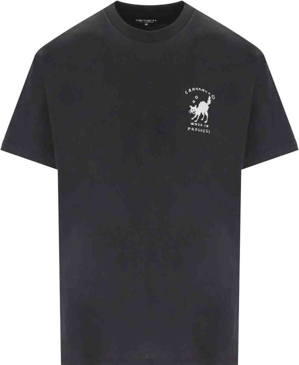Carhartt Wip S/s Icons Black T-shirt Black Zwart