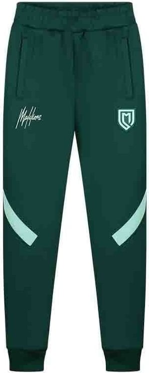 Malelions Malelions Junior Sport Pre-Match Trackpants - Dark Green/Mint Groen