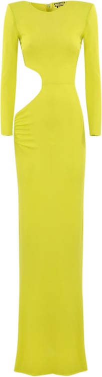 Elisabetta Franchi Dresses Yellow Geel