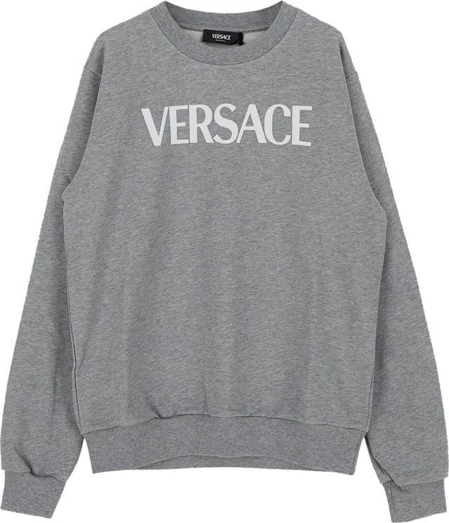 Versace Cotton Sweatshirt Grijs