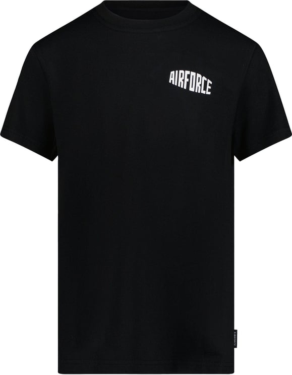 Airforce Airforce Kinder Jongens T-Shirt Zwart Zwart
