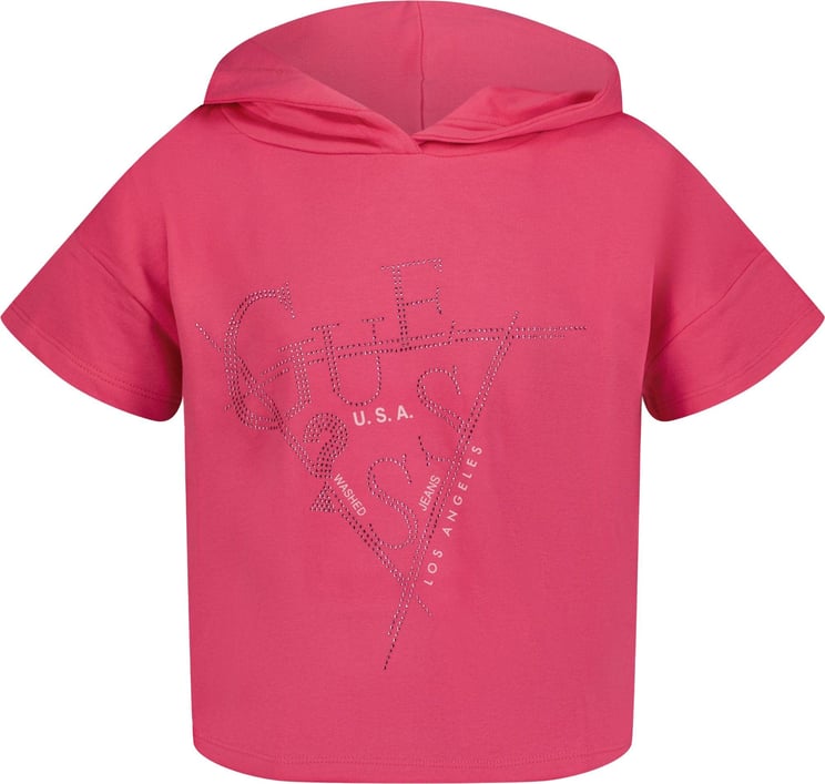 Guess Guess Kinder Meisjes T-Shirt Fuchsia Roze