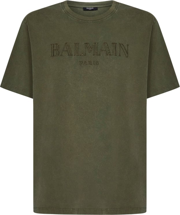 Balmain Balmain T-shirts and Polos Green Groen