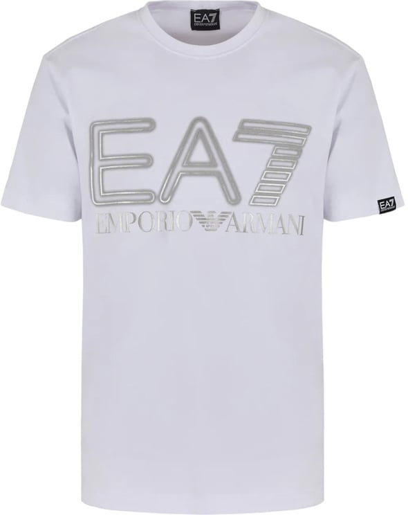 EA7 Jersey T-shirt white Wit